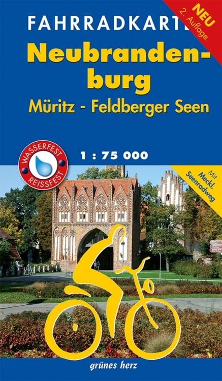 Produktbild: Fahrradkarte Neubrandenburg, M&uuml;ritz, Feldberger Seen 1:75.000