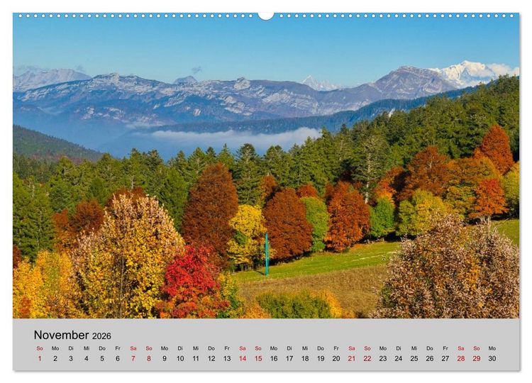 Produktbild: Streifzug durch Savoyen (hochwertiger Premium Wandkalender 2026 DIN A2 quer), Kunstdruck in Hochglanz