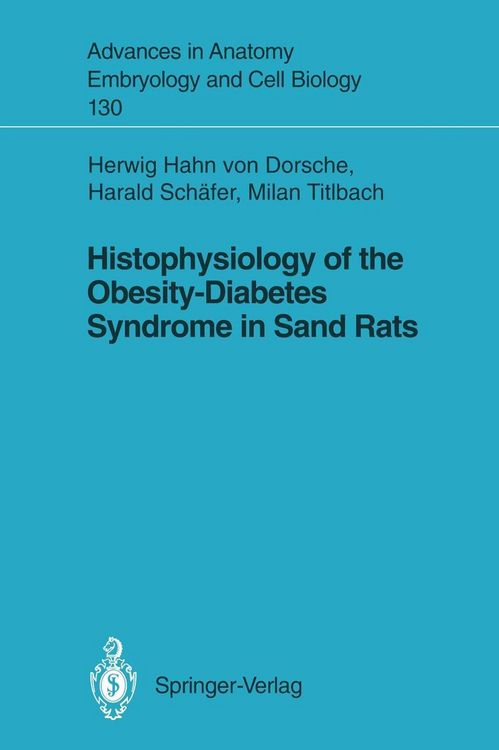 Produktbild: Histophysiology of the Obesity-Diabetes Syndrome in Sand Rats