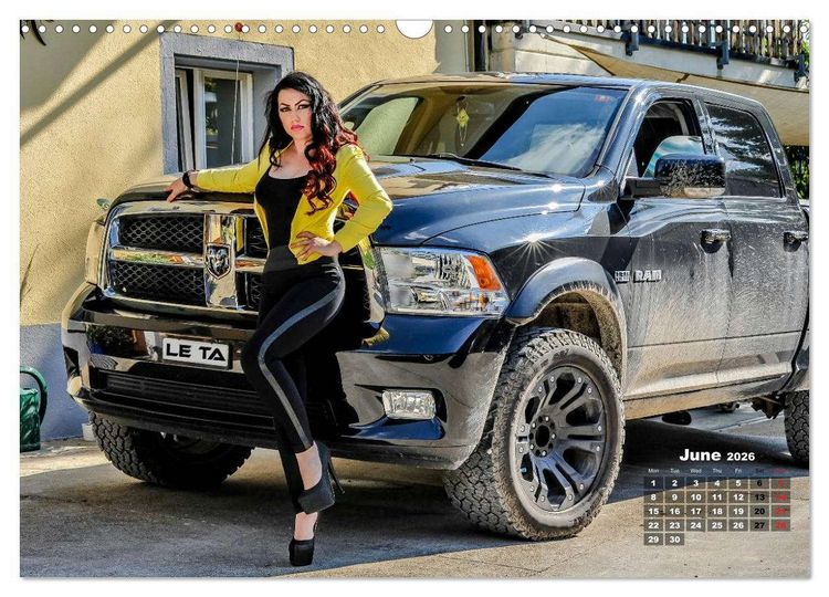 Produktbild: Girls and Cars (Wall Calendar 2026 DIN A3 landscape), CALVENDO 12 Month Wall Calendar
