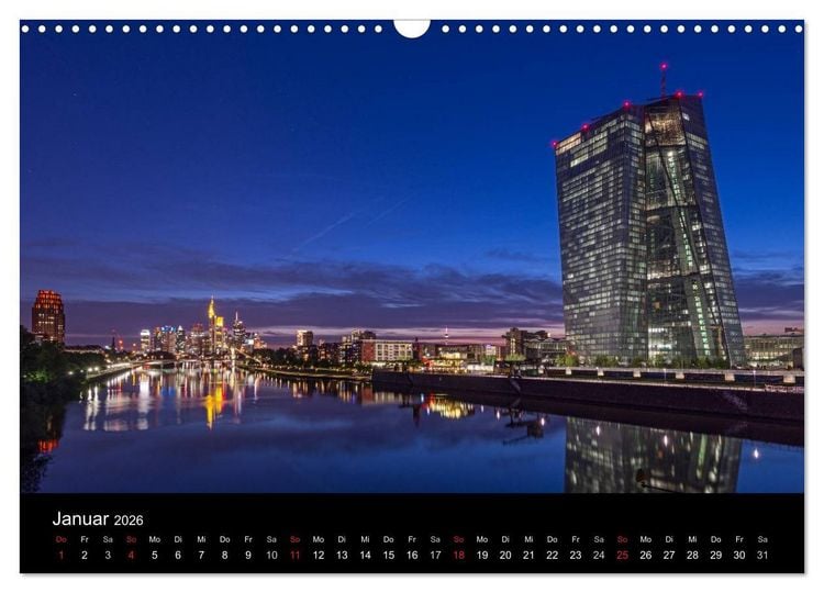 Produktbild: Frankfurt am Main (Wandkalender 2026 DIN A3 quer), CALVENDO Monatskalender
