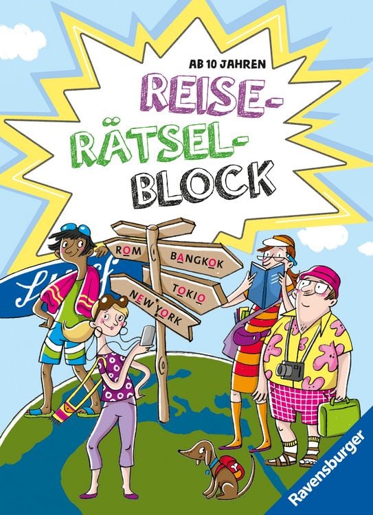 Produktbild: Reise-R&auml;tselblock ab 10 Jahren