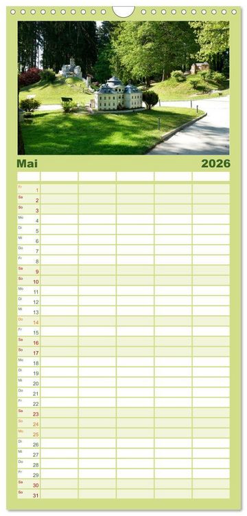 Produktbild: Familienplaner 2026 - Kurort Marienbad mit 5 Spalten (Wandkalender, 21 x 45 cm) CALVENDO