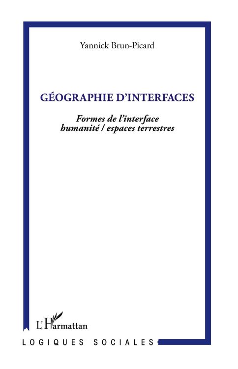 Produktbild: G&eacute;ographie d'interfaces