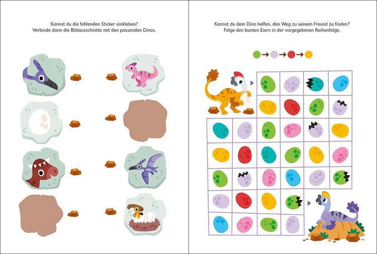 Produktbild: Metallic-Stickerspa&szlig; - Dinos