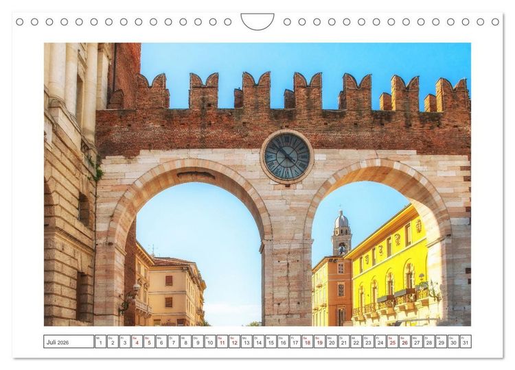 Produktbild: Verona - malerische Stadt mit Charme (Wandkalender 2026 DIN A4 quer), CALVENDO Monatskalender
