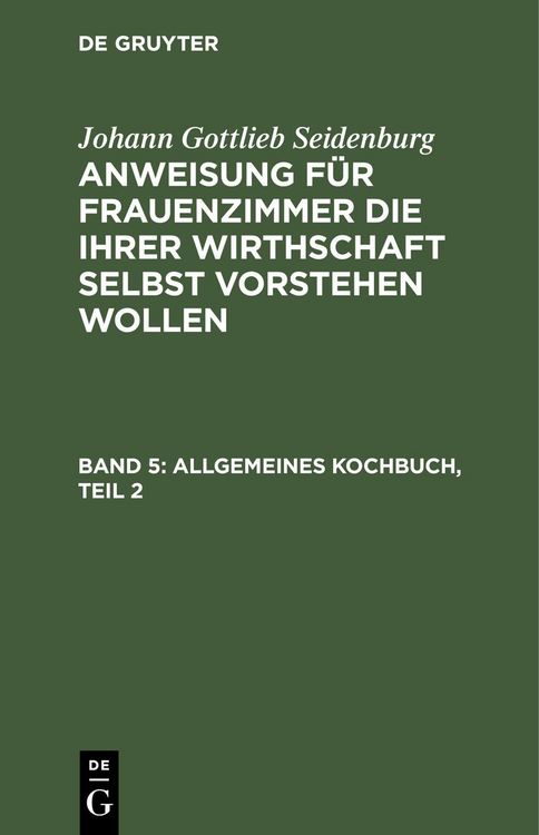 Produktbild: Allgemeines Kochbuch, Teil 2