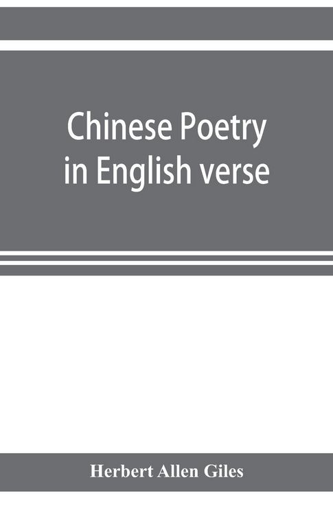 Produktbild: Chinese poetry in English verse
