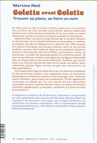 Produktbild: Colette avant Colette : trouver sa place, se faire un nom