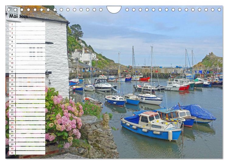 Produktbild: Cornwall. Terminkalender (Wandkalender 2026 DIN A4 quer), CALVENDO Monatskalender