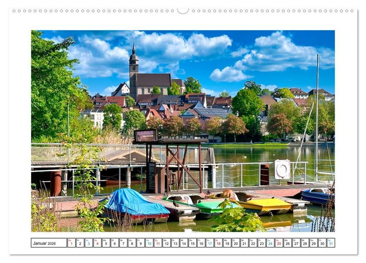 Produktbild: B&ouml;blingen und Sch&ouml;nbuch (Wandkalender 2026 DIN A2 quer), CALVENDO Monatskalender