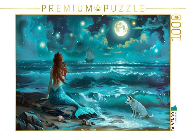 Produktbild: CALVENDO Puzzle Ein Motiv aus dem Kalender "B&uuml;cher, Liebe und ein kleiner Hund" | 1000 Teile Lege-Gr&ouml;&szlig;e 64x48cm Foto-Puzzle f&uuml;r gl&uuml;ckliche Stunden