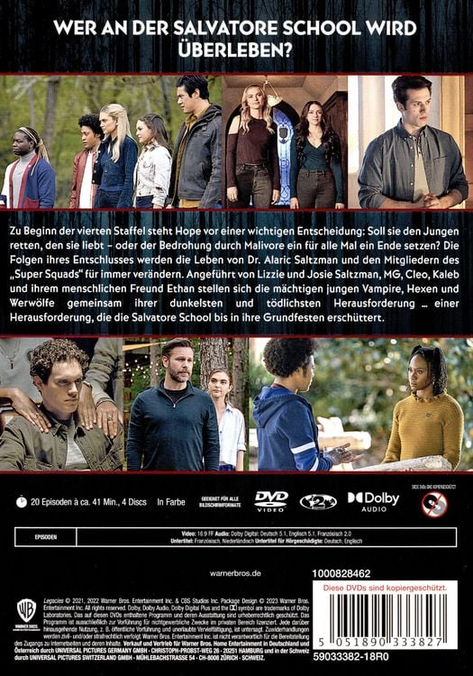 Produktbild: Legacies: Staffel 4 [4 DVDSs]