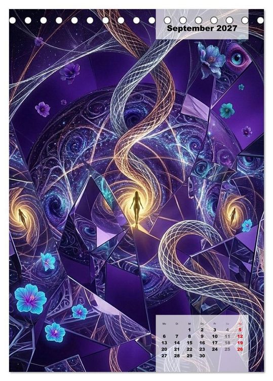 Produktbild: Das Auge von Somnium (Tischkalender 2027 DIN A5 hoch), CALVENDO Monatskalender