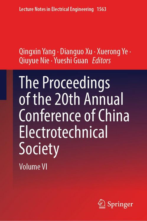 Produktbild: The Proceedings of the 20th Annual Conference of China Electrotechnical Society