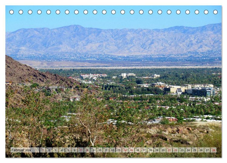 Produktbild: Palm Springs und Umgebung (Tischkalender 2026 DIN A5 quer), CALVENDO Monatskalender