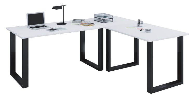 Produktbild: U Schreibtisch Eckschreibtisch L Form 160x160x80