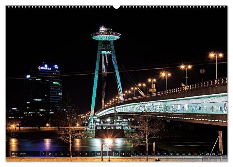 Produktbild: Donaumetropole Bratislava (hochwertiger Premium Wandkalender 2026 DIN A2 quer), Kunstdruck in Hochglanz