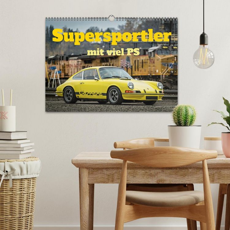 Produktbild: Supersportler mit viel PS (Wandkalender 2026 DIN A3 quer), CALVENDO Monatskalender