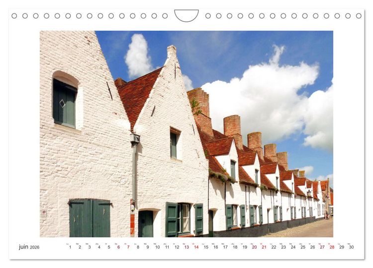 Produktbild: Profiter de Bruges (Calendrier mural 2026 DIN A4 vertical), CALVENDO calendrier mensuel