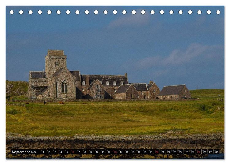 Produktbild: Mull, Skye, Staffa, Iona. Die Inseln der Inneren Hebriden (Tischkalender 2026 DIN A5 quer), CALVENDO Monatskalender