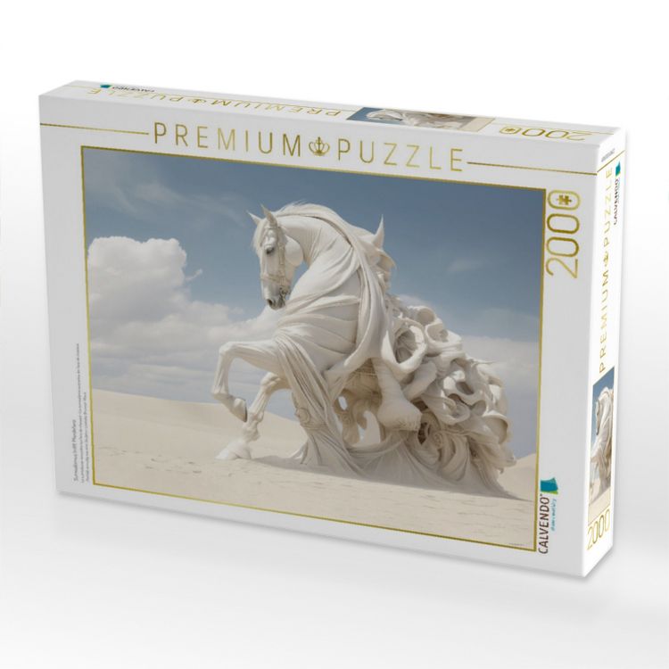 Produktbild: CALVENDO Puzzle Surrealismus trifft Pferdefans | 2000 Teile Lege-Gr&ouml;&szlig;e 90x67cm Foto-Puzzle f&uuml;r gl&uuml;ckliche Stunden