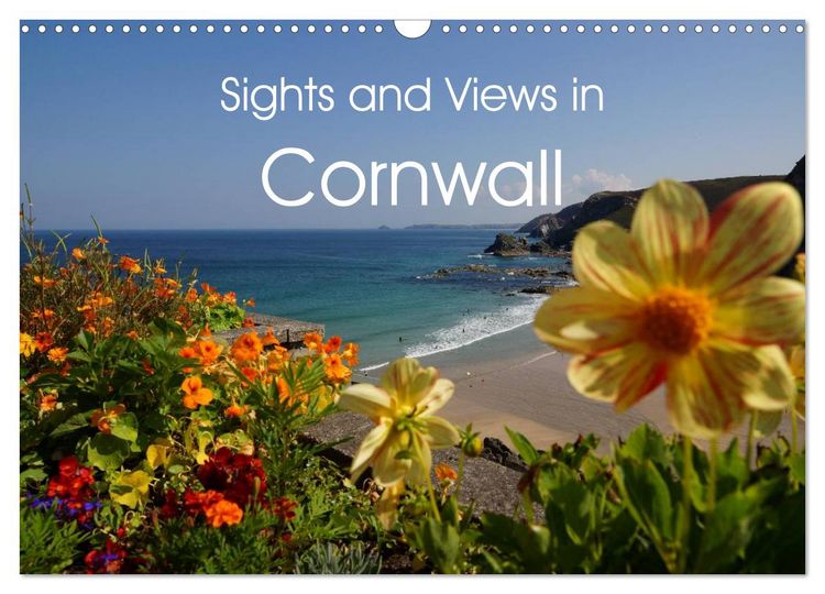 Produktbild: Sights and Views in Cornwall (Wall Calendar 2026 DIN A3 landscape), CALVENDO 12 Month Wall Calendar