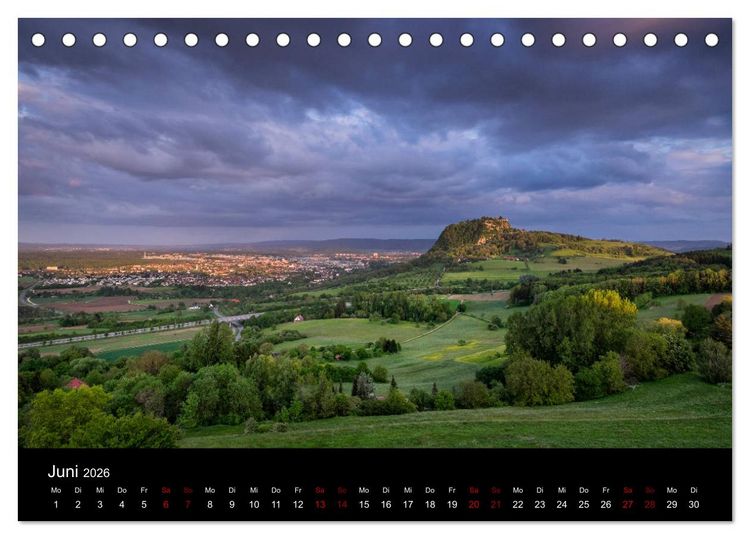 Produktbild: Der Hegau - Wanderparadies am westlichen Bodensee (Tischkalender 2026 DIN A5 quer), CALVENDO Monatskalender