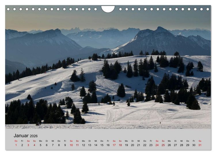 Produktbild: Streifzug durch Savoyen (Wandkalender 2026 DIN A4 quer), CALVENDO Monatskalender