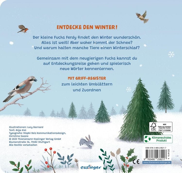 Produktbild: Mein erstes Jahreszeitenbuch: Ferdy, der kleine Fuchs
