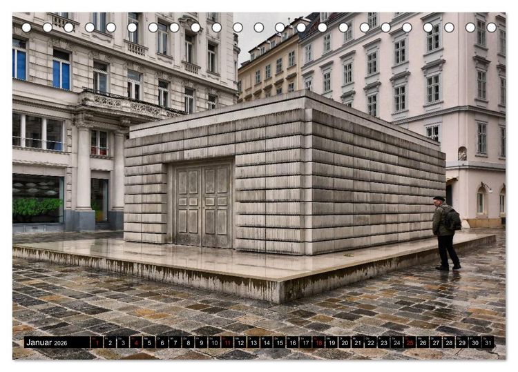 Produktbild: Wien - &Ouml;sterreichs charmante Hauptstadt (Tischkalender 2026 DIN A5 quer), CALVENDO Monatskalender