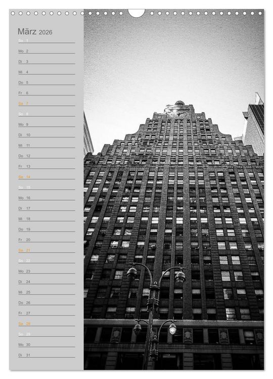 Produktbild: New York Vertical (Wandkalender 2026 DIN A3 hoch), CALVENDO Monatskalender