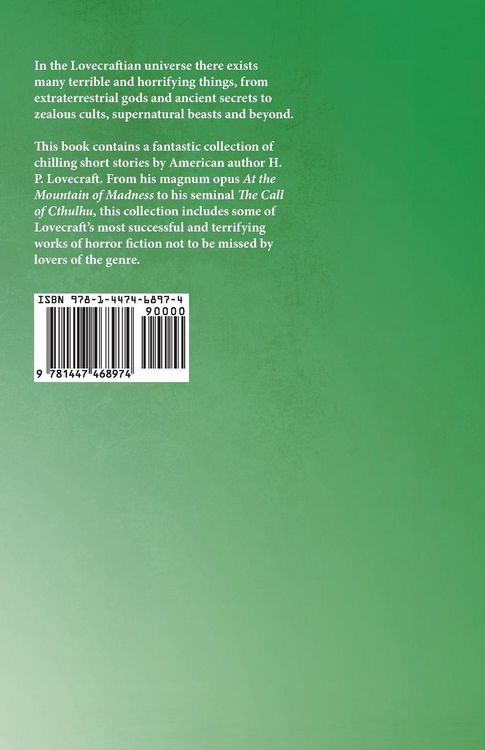 Produktbild: The Best of H. P. Lovecraft - A Collection of Short Stories (Fantasy and Horror Classics) ; With a Dedication by George Henry Weiss