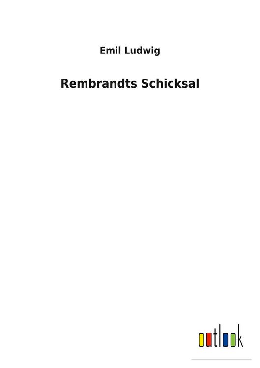 Produktbild: Rembrandts Schicksal