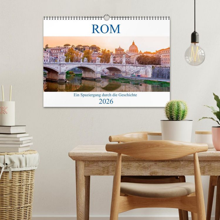 Produktbild: ROM - Ein Spaziergang durch die Geschichte (Wandkalender 2026 DIN A3 quer), CALVENDO Monatskalender