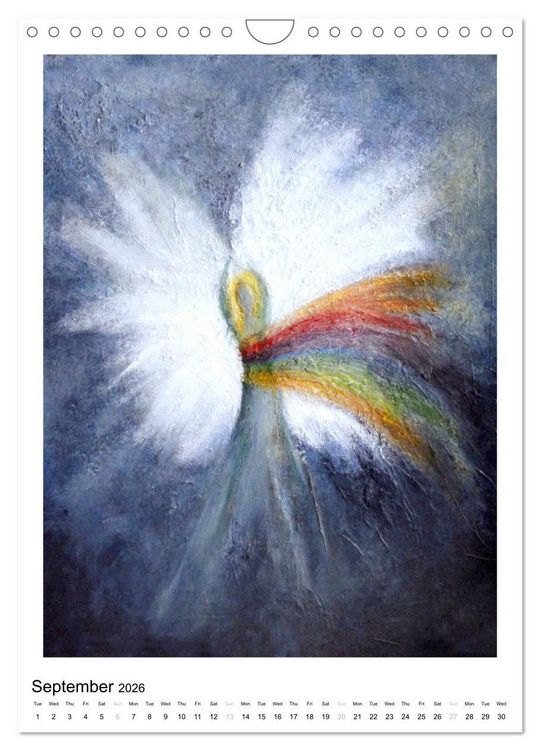 Produktbild: Angel paintings (Wall Calendar 2026 DIN A4 portrait), CALVENDO 12 Month Wall Calendar