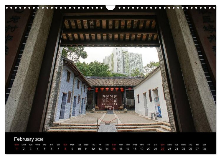 Produktbild: Monuments of Hong Kong 2026 (Wall Calendar 2026 DIN A3 landscape), CALVENDO 12 Month Wall Calendar
