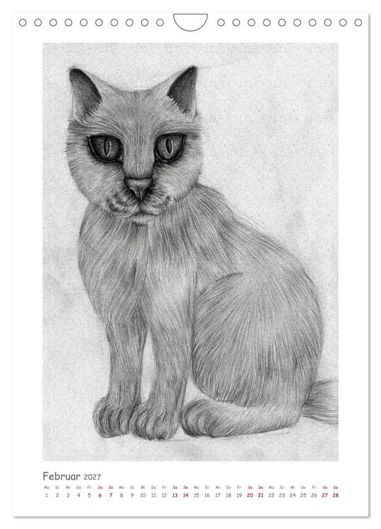 Produktbild: Die Sprache der Augen: Die Seele von Hund und Katze in handgemalten Portr&auml;ts (Wandkalender 2027 DIN A4 hoch), CALVENDO Monatskalender