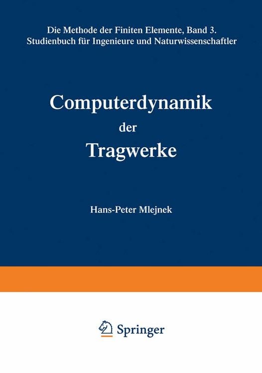 Produktbild: Computerdynamik der Tragwerke