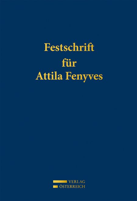 Produktbild: Festschrift f&uuml;r Attila Fenyves
