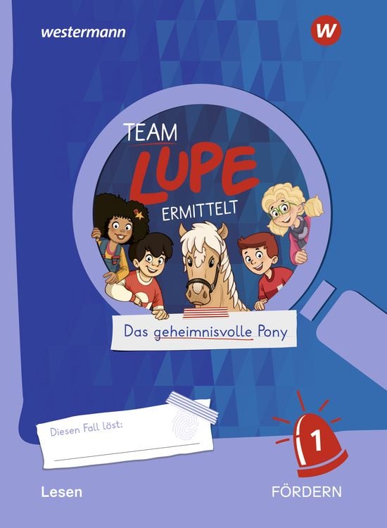 Produktbild: TEAM LUPE ERMITTELT - Übungshefte. Lesen 1 fördern