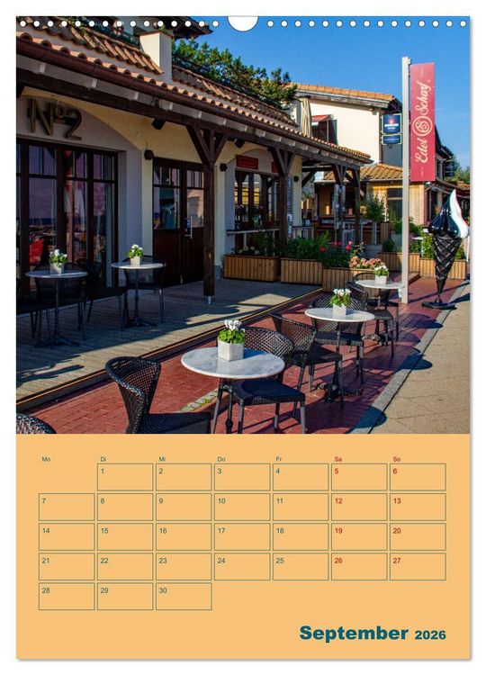 Produktbild: Ostseebad K&uuml;hlungsborn Terminplaner (Wandkalender 2026 DIN A3 hoch), CALVENDO Monatskalender