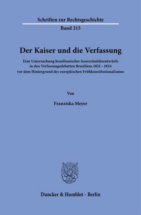 Produktbild: Der Kaiser und die Verfassung.
