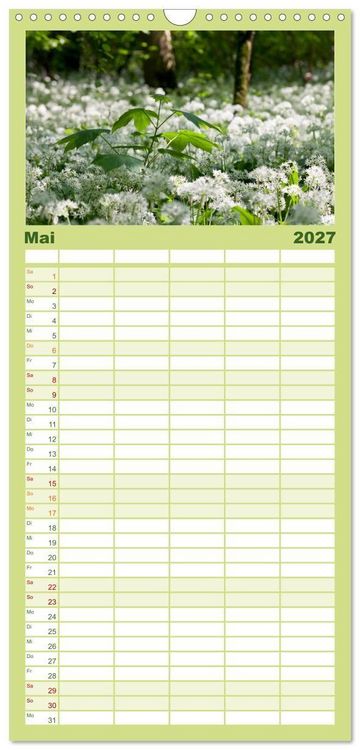 Produktbild: Familienplaner 2027 - Schwarzwald 2027 mit 5 Spalten (Wandkalender, 21 x 45 cm) CALVENDO