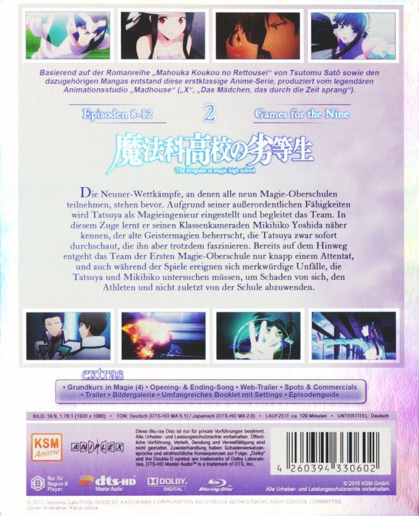 Produktbild: The Irregular at Magic High School - The Beginning - Vol. 2/Episoden 08-12