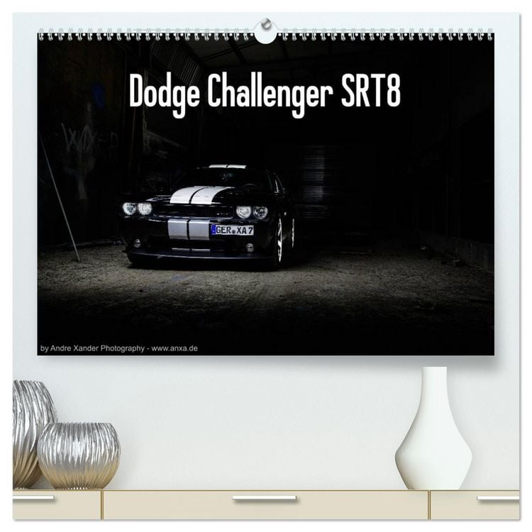 Produktbild: Dodge Challenger SRT8 (hochwertiger Premium Wandkalender 2026 DIN A2 quer), Kunstdruck in Hochglanz