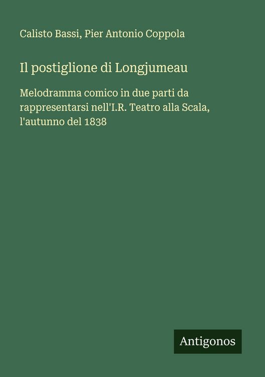 Produktbild: Il postiglione di Longjumeau