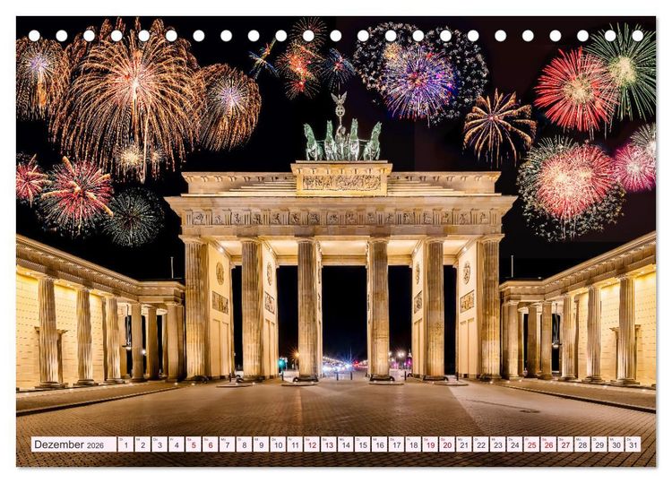 Produktbild: Deutschland - Traumhafte Reiseziele (Tischkalender 2026 DIN A5 quer), CALVENDO Monatskalender