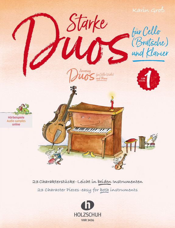 Produktbild: Starke Duos 1 f&uuml;r Cello (Bratsche) und Klavier