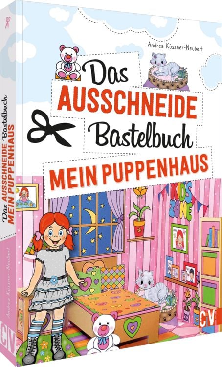 Produktbild: Das Ausschneide-Bastelbuch Mein Puppenhaus